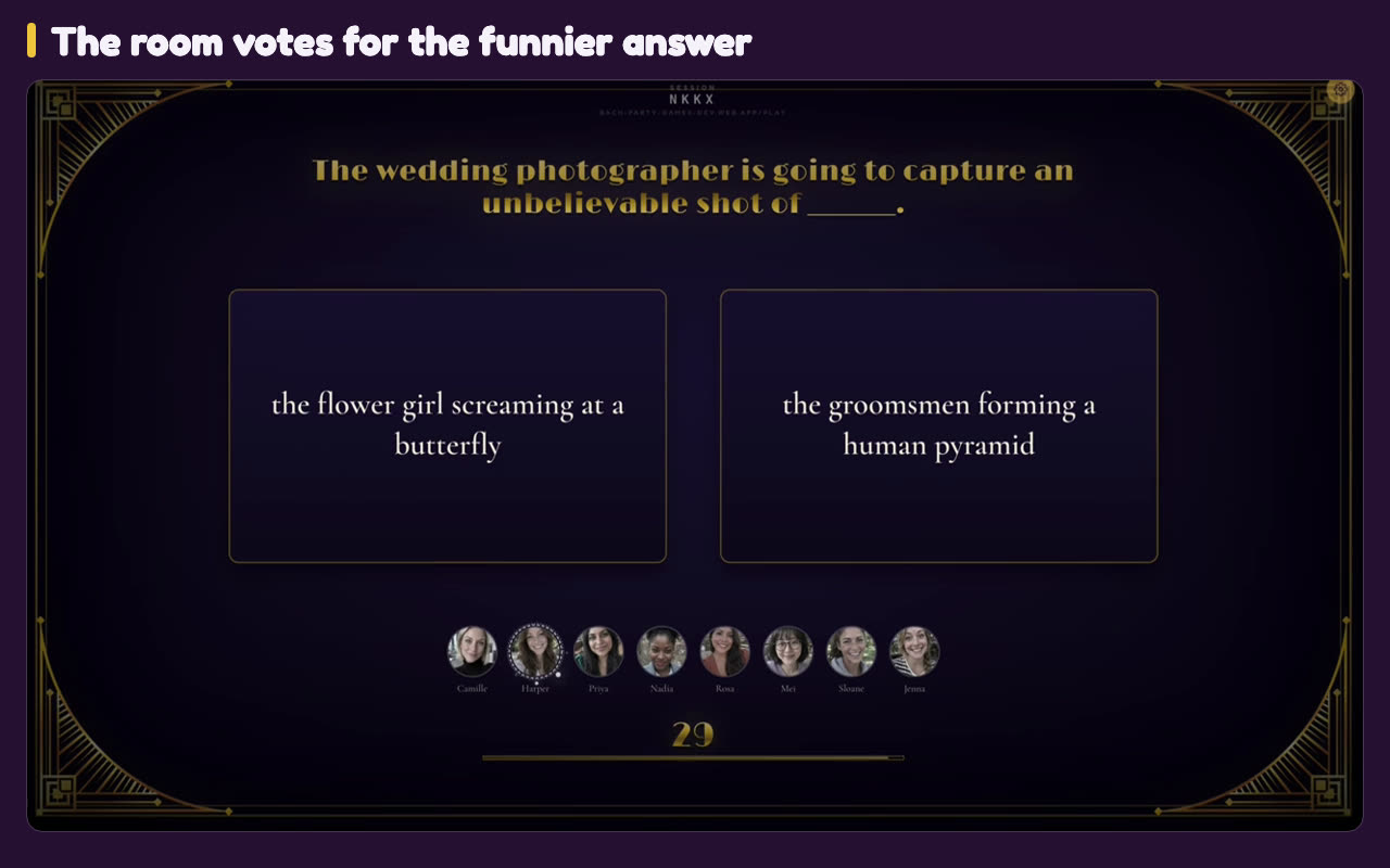 Pop the Question gameplay